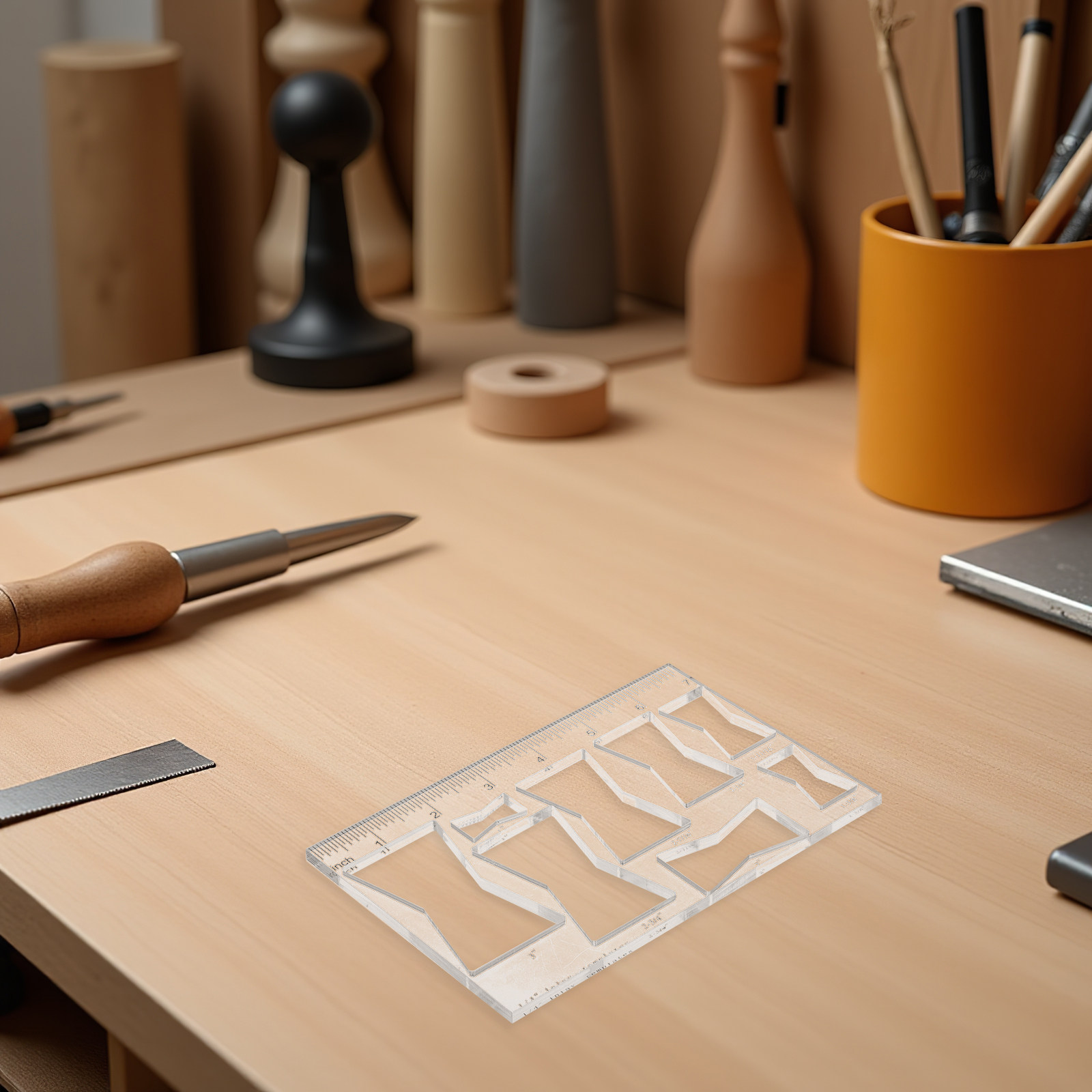 Woodworking Templates - Szablon frezarski do kokardek akrylowych 5