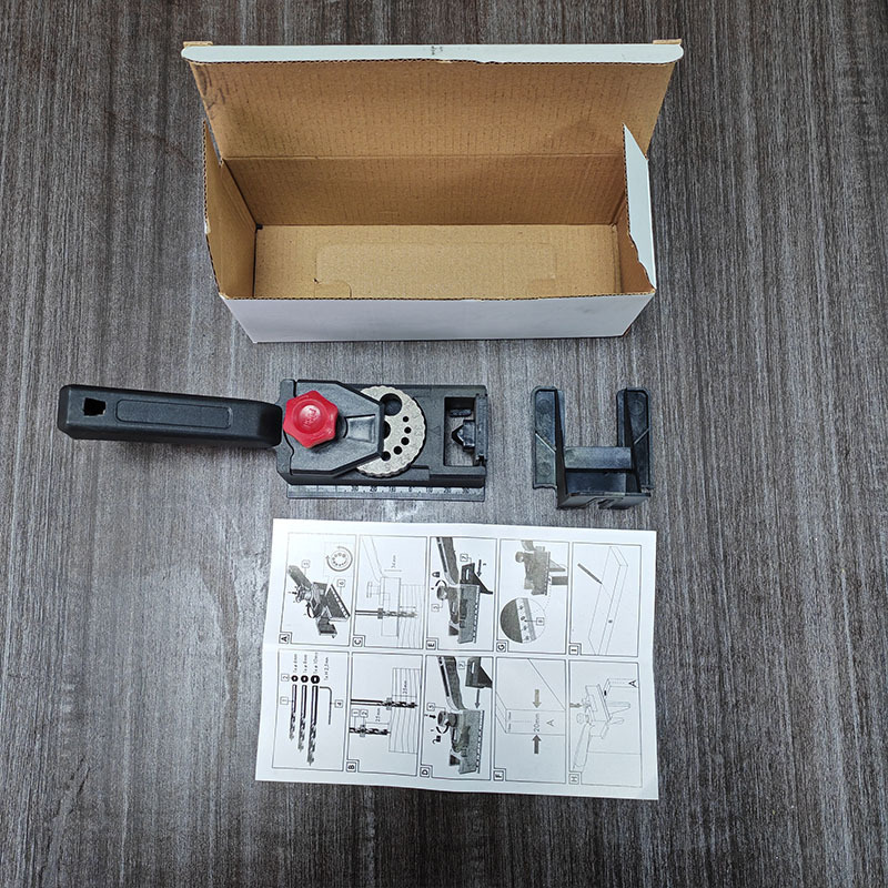 Woodworking Workshop Design - Regulowany szablon wiertarski do drewna z