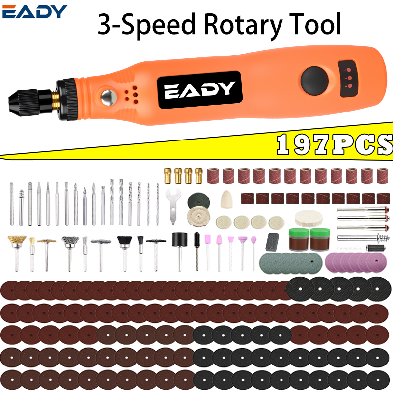 Woodworking Ideas - Zestaw bezprzewodowych narzędzi obrotowych USB –