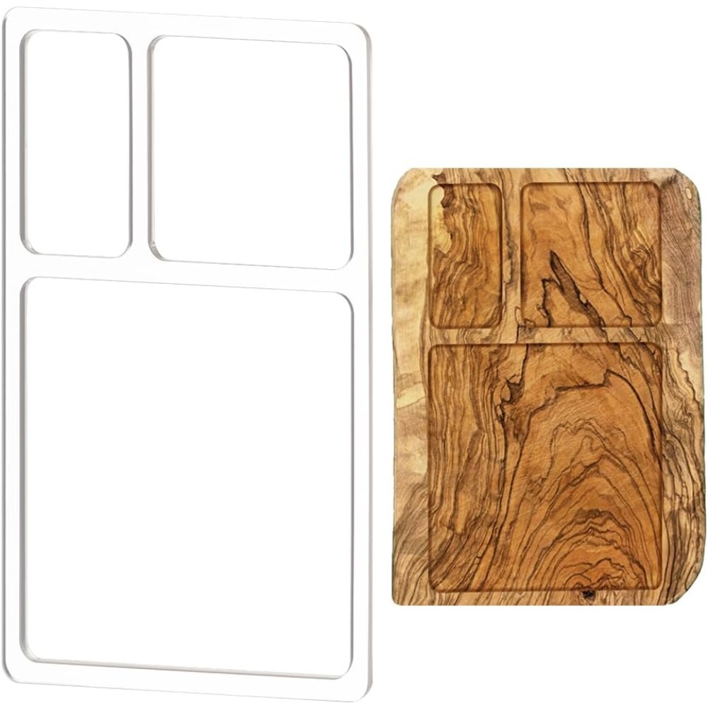 Woodworking Templates - 3 kieszonkowe szablony do frezarek z