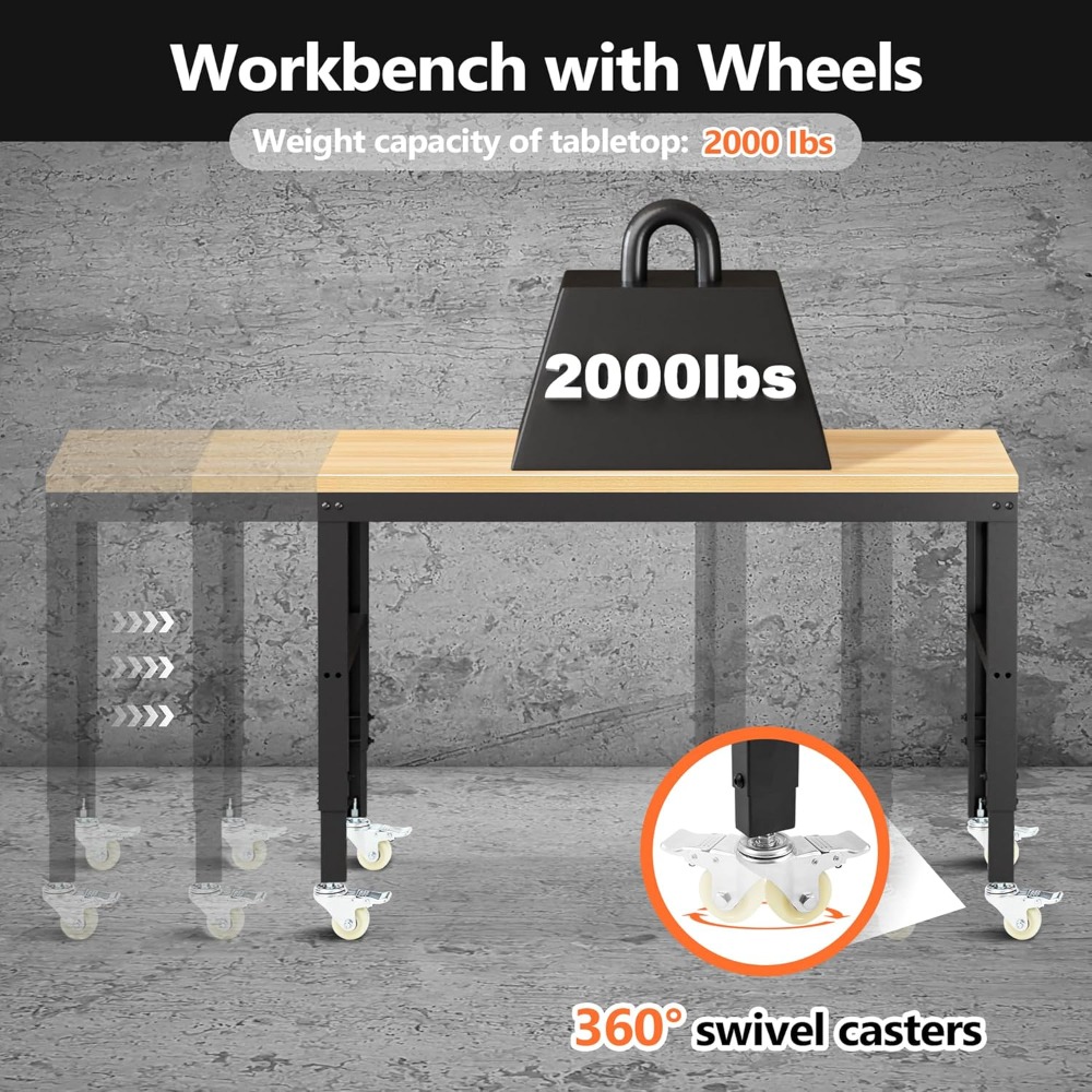 Regulowany stół warsztatowy, w – Woodworking Work Table recenzja i cena