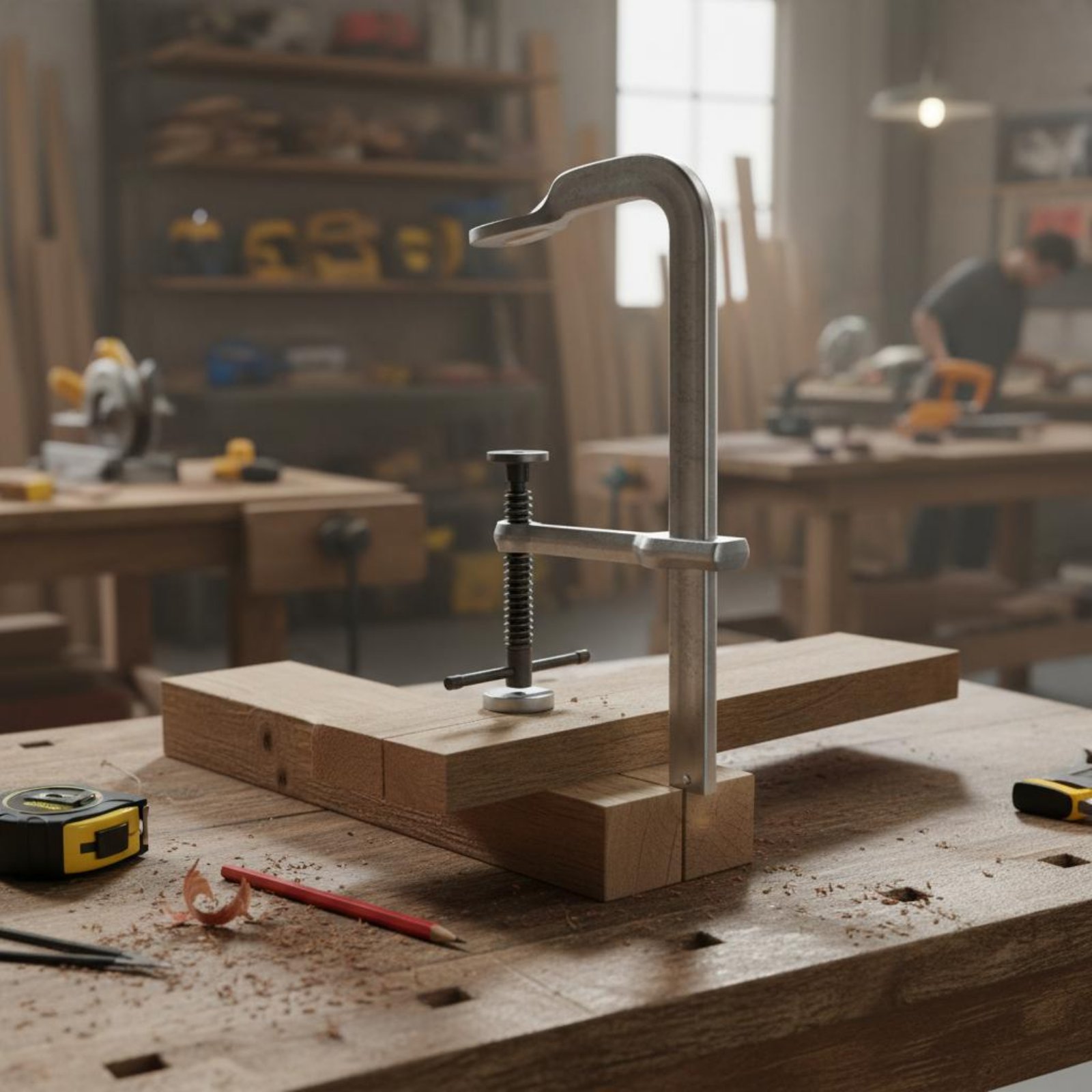 Zacisk F o dużej wytrzymałości – Woodworking Workshop Design recenzja i cena