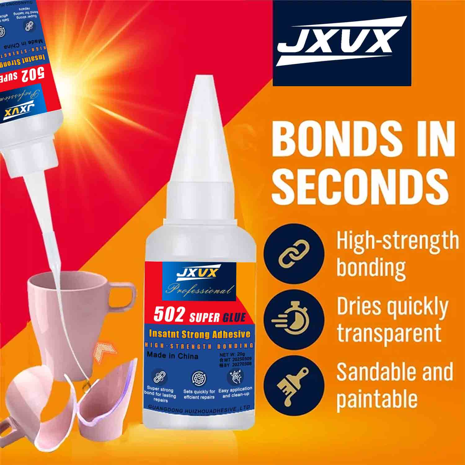 JXVX 1-5 szt. Super klej 502 o – Woodworking Quick Glue recenzja i cena