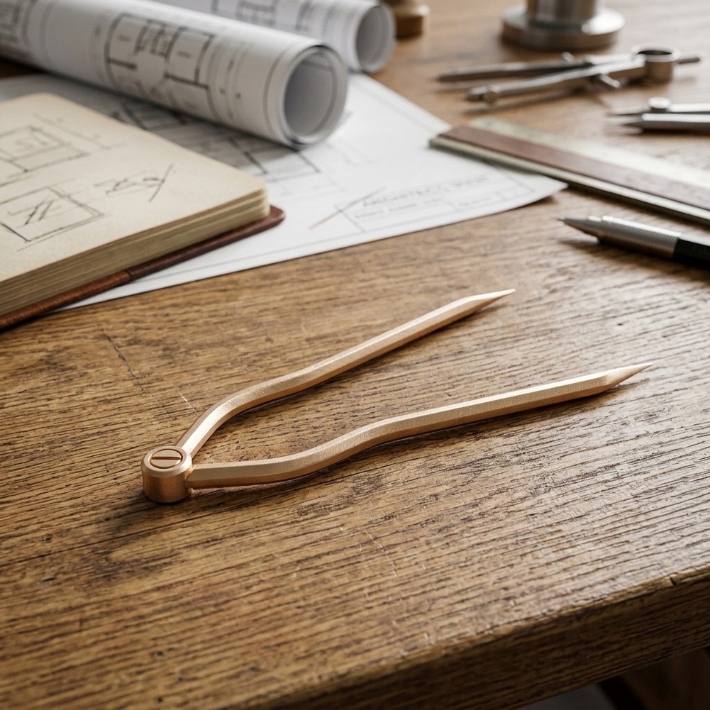 Mosiężny przyrząd nawigacyjny  – Woodworking Course recenzja i cena