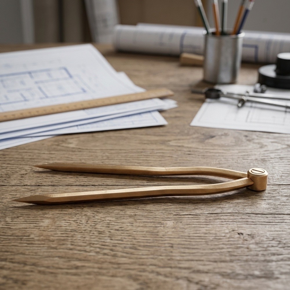 Mosiężny przyrząd nawigacyjny  – Woodworking Course recenzja i cena
