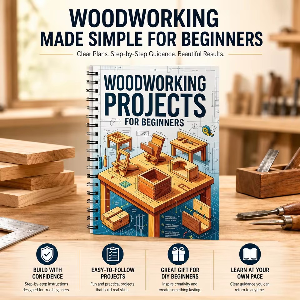 Proste plany prac stolarskich  – Woodworking Ideas For Beginners recenzja i cena
